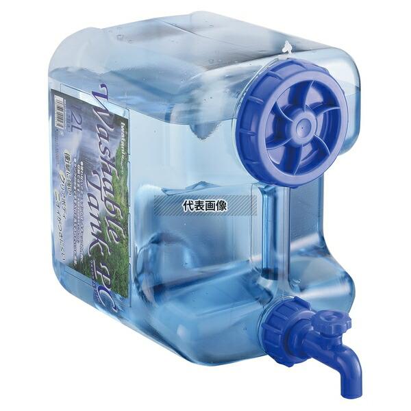 岩谷マテリアル ウォッシャブルタンク ポリカ 12L 蛇口式コック付 WASH-PC12L-6P 1...