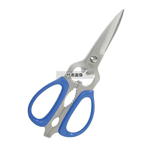 シルキー 料理バサミ NKS-215DT ブルー 215mm ハサミ  No.0700010