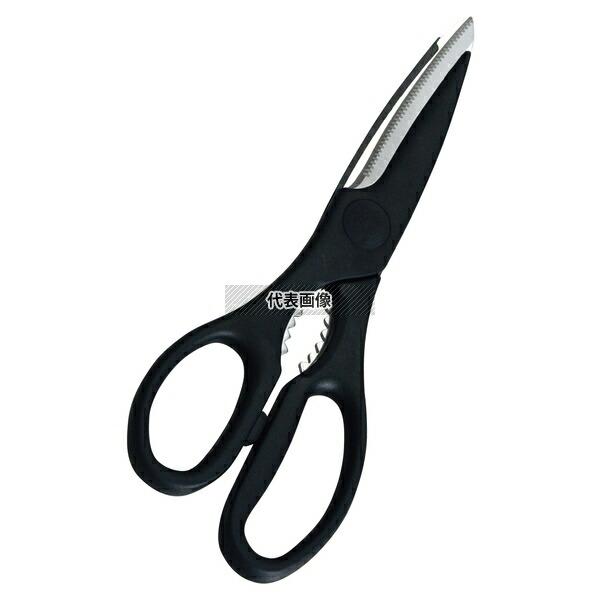 シルキー 料理バサミ KSP-220 黒 220mm ハサミ  No.0700100