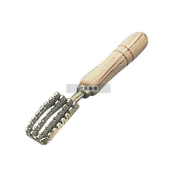 EBM(江部松)  真鍮 うろこ取り 中 (全長180)  刃部:50×25mm  No.07157...