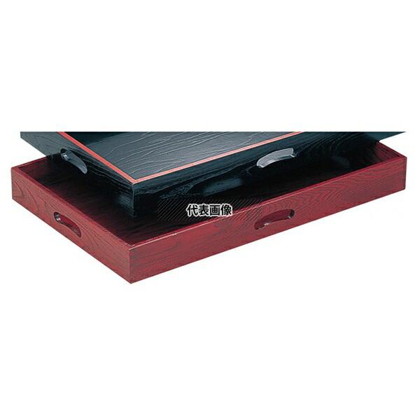 EBM(江部松)  木製 四方手カケ付 脇取盆 ケヤキ 11-312-16 630×400×H70m...