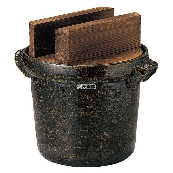 アルミ電磁用8合ごはん鍋(炊飯鍋) (焼杉蓋付) 35244 6.5L φ315×H300(木蓋を含...