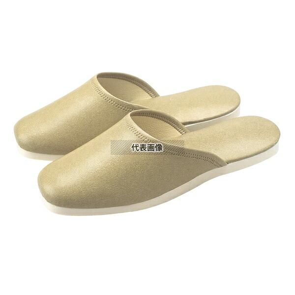 江部松商事 スリッパ (白薄底) 前トジタイプ No.014L ベージュ (06)  27cm  ユ...