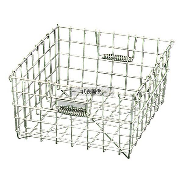 EBM(江部松) 18-8(ステンレス) 食器カゴ (プレート付き) B型 B-2 中 395×36...