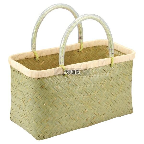 江部松商事 青竹 市場カゴ 大 ビニール取ッ手 440×230×H260  ディスプレイ用品 No....