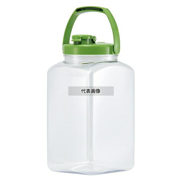 タケヤ化学工業 プラスチック カラー果実酒びん S型 4.0L グリーン 4L 外寸:129×157...