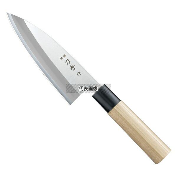 刀秀作 モリブデンバナジウム鋼 出刃 (左用) FC-370 15cm 全長:290 庖丁  庖丁 ...