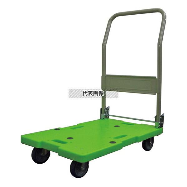 ナンシン 樹脂台車 (ハンドル折り畳み式) LSK-111 705×450×H860  カート/台車...