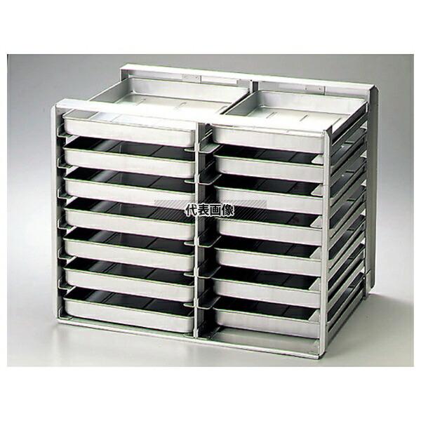 NAKAO(中尾) パンラック収納バット 中 (餃子バット金具無) アルミ 約345×265×H42...