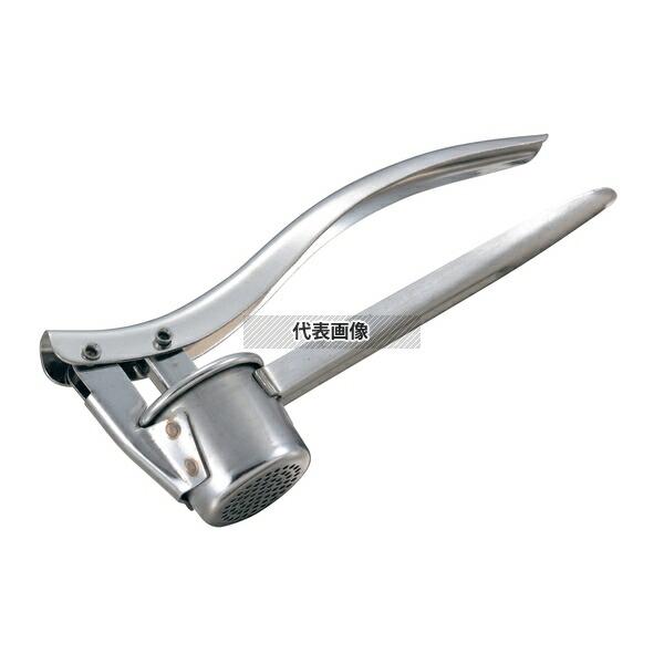18-0(ステンレス) ジャンボ にんにく絞り 全長:180 絞り器  No.3586100