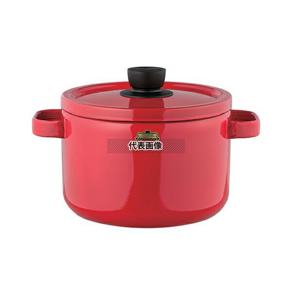 ソリッド ホーローディープキャセロール 22cm SD-22DW・R レッド 5.6L φ220 両...