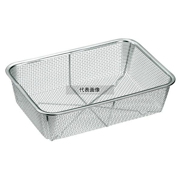 ThreeSnow(新越) 18-8(ステンレス) 特角深型 ザル 8号 355×240 特大 31...