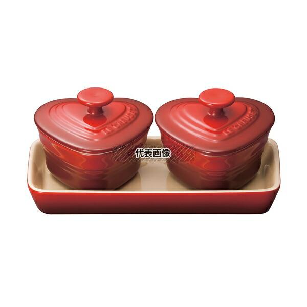 ル・クルーゼ プチラムカンダムールセット 910223 チェリーレッド 80ml ラムカン:80×8...