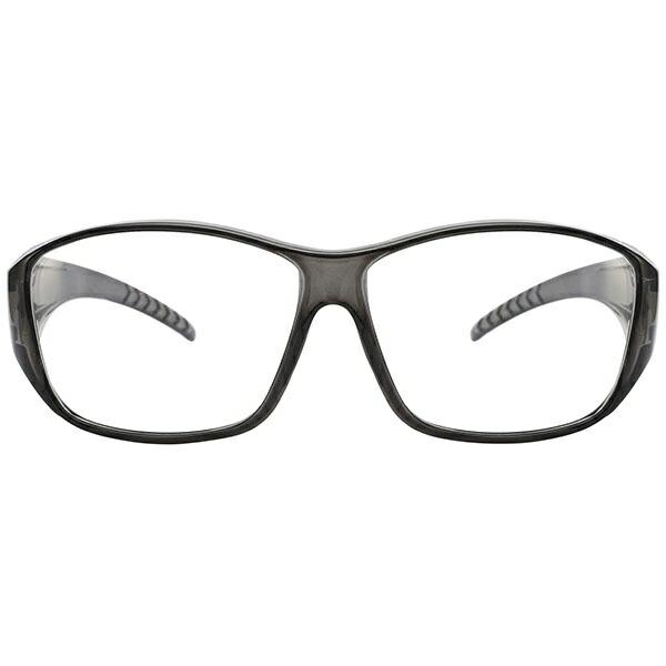 エニックス 花粉粉塵保護メガネ グラスオンタイプ ブラック  CKG-01-1