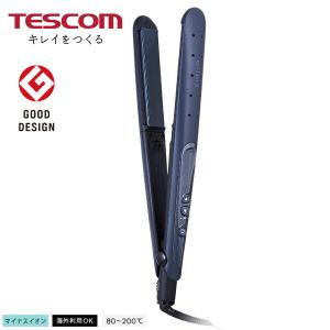 TESCOM(テスコム) マイナスイオン　ヘアーアイロン　TS550A　カラー：セサミブラック TS550A-K｜firstfactory