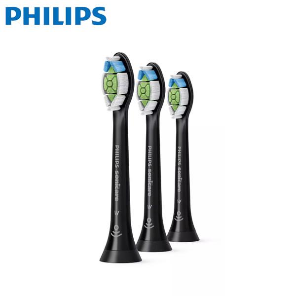 フィリップス ホワイトプラスブラシヘッド レギュラー カラー：ブラック 3本入  HX6063/96