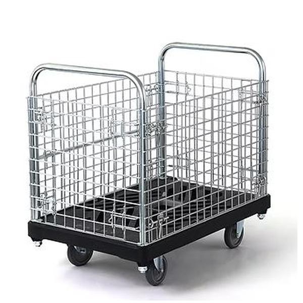 花岡車輌(HANAOKA) DANDY type XA プラ台車カゴ台車 W605×D935 300...