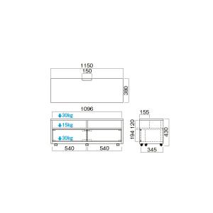 ハヤミ工産(TIMEZ) テレビ台 TV-HT...の詳細画像1