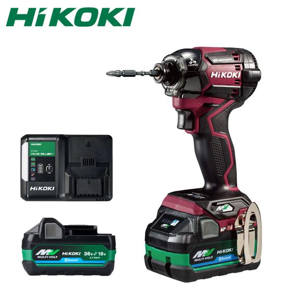 廃番　HiKOKI(日立工機)36Vコードレスインパクトドライバ WH36DC(2XPRSZ)カラー...