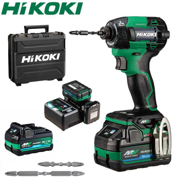 HiKOKI(日立工機)　36Vコードレスインパクトドライバー　WH36DD(2XHLSZ) 電池計...