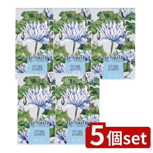 【5個セット】日本香堂 花風プラチナ ブルースイレン バラ詰 [単品内容量/100g]