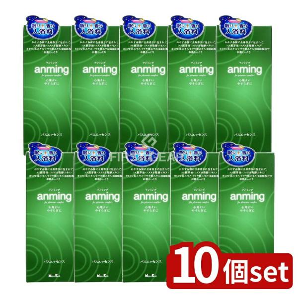 【10個セット】日本香堂 アンミング バスエッセンス [単品内容量/480ml]