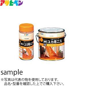 アサヒペン 油性ユカ用ニス ツヤあり透明 1.6L ：AP4743