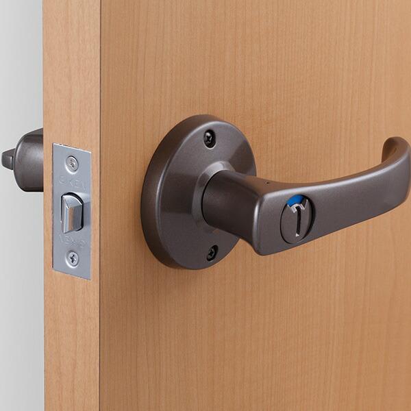 川口技研 TKレバーシリーズ（取替用） 表示錠 DT1-4M-MB 対応扉厚:26?42mm：4-3...