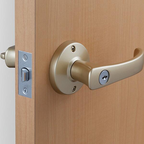 川口技研 TKレバーシリーズ（取替用） シリンダー錠 DT1-5M-MG 対応扉厚:26?42mm：...