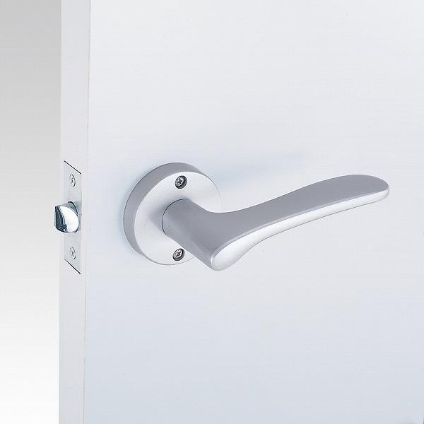 川口技研 Jレバー(20番) 空錠・丸座 JL-20-1M-TN バックセット60mm 対応扉厚:2...