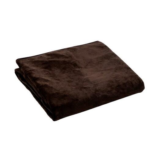 広電（KODEN) フランネル掛敷毛布 VWB801R-B ブラウン 【在庫有り】