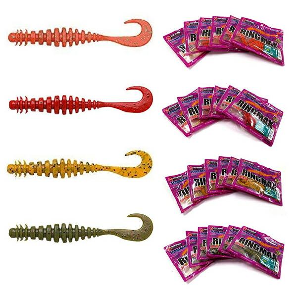 エコギア(Ecogear) アクア リングマックス 4.2インチ 4色×6パックセット【在庫有り】