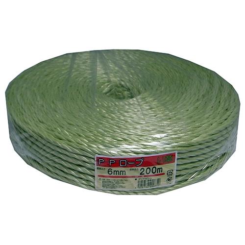 ◆松浦工業 PPソフトロープ い草色 6mmX200m