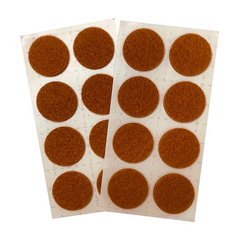 ◆松浦工業 ながしまや 粘着付きフェルト（キズ、不快音防止対策） 丸21mmΦX16P ベージュ F...
