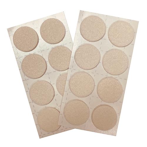 ◆松浦工業 ながしまや 粘着付きフェルト（キズ、不快音防止対策） 丸21mmΦX16P ホワイト F...