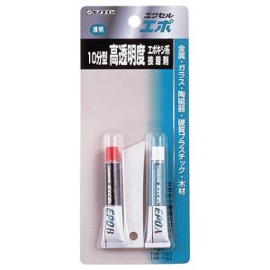 エポキシ樹脂系接着剤 エクセルエポ(高透明) 19個 セメダイン エクセルエポ 透明 P15g CA-121 : DIY FACTORY