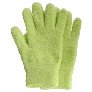 ◆一色本店 葉っぱのほこり取り手袋 グリーン フリーサイズ｜firstfactory