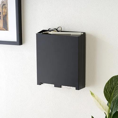 COLLEND マグネット式ダブルマスクストッカー ブラック DMS-BK