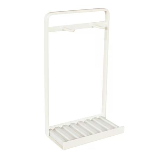 COLLEND 眼鏡スタンド（ドライトレイ付）ホワイト GS-WH