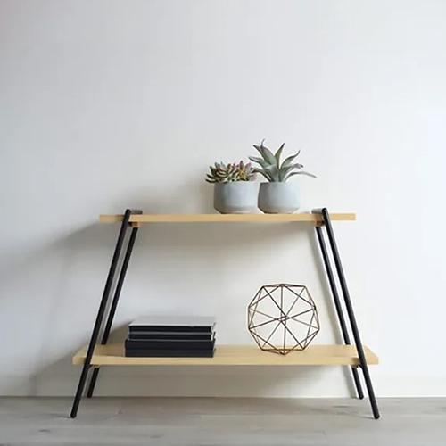 COLLEND アイアンレッグラック　2段 ナチュラル ILR2-NA