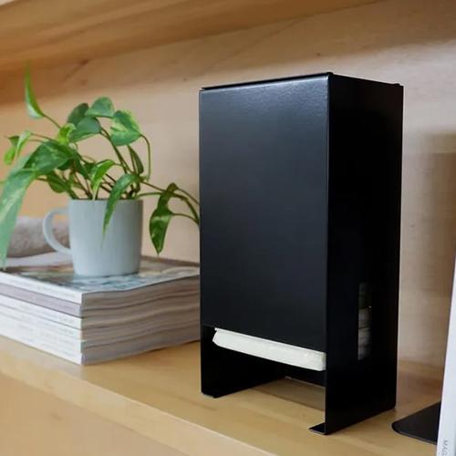 COLLEND ポケットティッシュストッカー ブラック PTS-BK