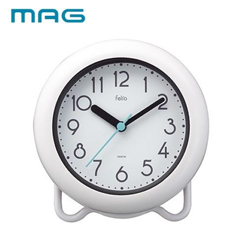 ノア精密 生活防水 置掛時計 バブルコートWH(ホワイト) FEW130-WH 新生活応援 ギフト ...