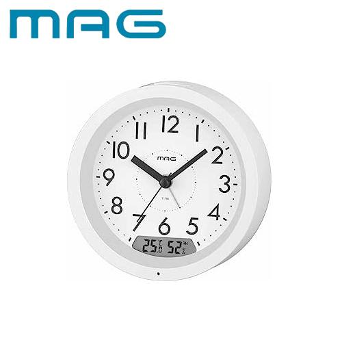 ノア精密　MAG自動点灯デジアナ目覚まし時計 レイ　T-786WH-Z