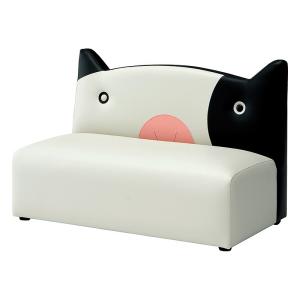 omoio(オモイオ) キッズソファ2P ウシ KS-2P-USI(旧品番：AS2P-022) キッズソファ [法人限定]