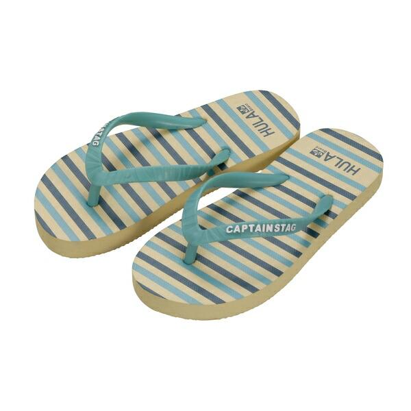 CAPTAIN STAG(キャプテンスタッグ)HULA ビーチサンダル JS (ボーダー) UX-1...