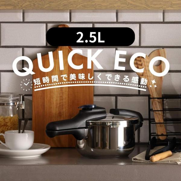 パール金属 クイックエコ 3層底切り替え式圧力鍋2.5L [H-5039]【在庫有り】