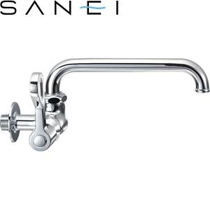 三栄水栓(SANEI) A2310L-13 厨房用横形自在水栓(左ハンドル) ：SB9715