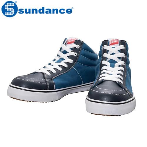 サンダンス(sundance) 安全靴 SD88-HI キャンバスセーフティ NAVY(ネイビー)【...