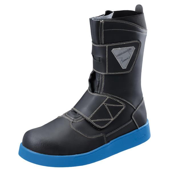 シモン 安全靴 RM138ブルー 長編上靴 ROAD MASTERシリーズ