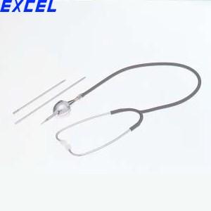 エクセル DX サウンドスコープ(聴音機) 両耳式レシーバー 2段ジョイント式/4段伸縮式(有効長：...